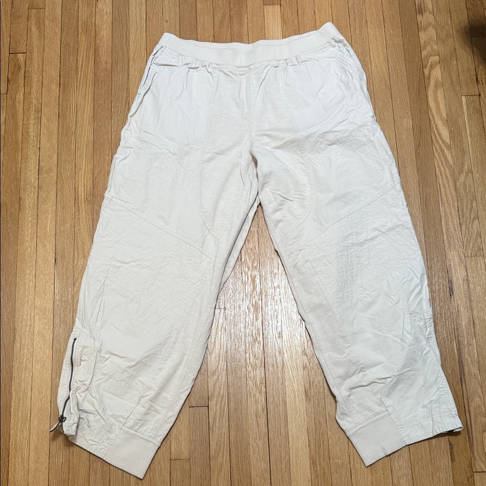Anthropologie Cream Pants